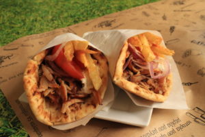 希臘美食：希臘捲餅gyros